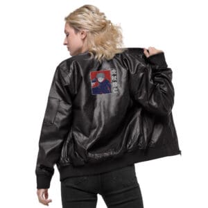 JUJUSTU KAISEN Premium Leather Bomber Jacket #22