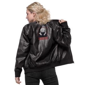 JUJUSTU KAISEN Premium Leather Bomber Jacket #34