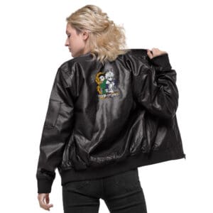 MY HERO ACADEMIA Premium Leather Bomber Jacket #17