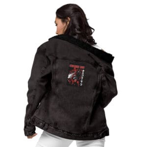 CHAINSAWMAN Premium denim sherpa jacket #7