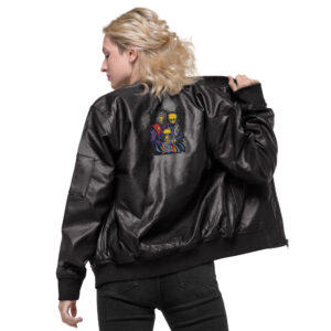 NARUTO Premium Leather Bomber Jacket #87