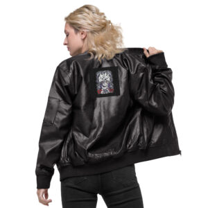 ONE PIECE Leather Bomber Jacket #7