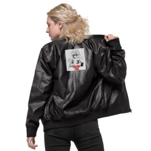 PREMIUM DESIGNS Leather Bomber Jacket #57