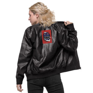 PREMIUM DESIGNS Leather Bomber Jacket #63