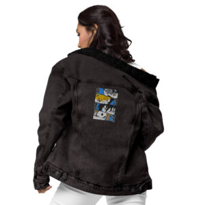 NARUTO Premium denim sherpa jacket #68