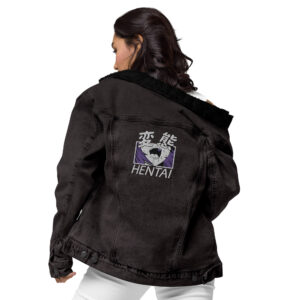 WAIFU Premium denim sherpa jacket#6
