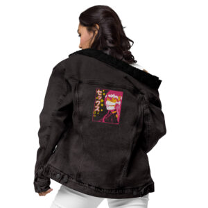WAIFU Premium denim sherpa jacket#7