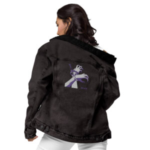 WAIFU Premium denim sherpa jacket#8
